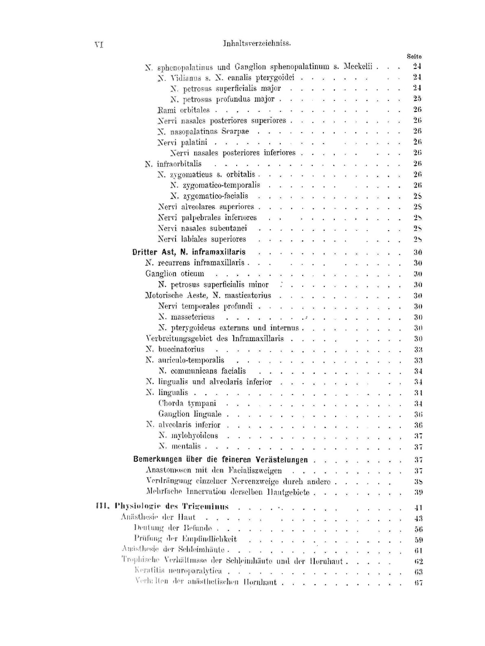 Die Neuralgie des Trigeminus. nebst der Anatomie und Physiologie des Nerven | F. Krause
