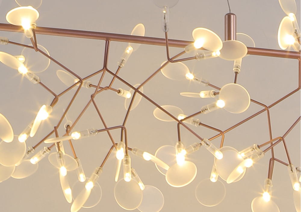 Pendant design lamp  Heracleum  Big O by Moooi (Brass,  D51)