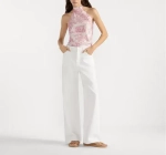 Шелковый топ Dioriviera с принтом Toile de Jouy Sauvage от Dior