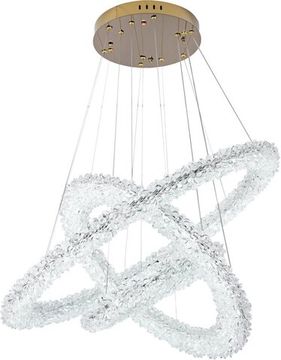 Люстра подвесная LED 152W 2800К-6500К 4013/03/03P золото Felloria Stilfort