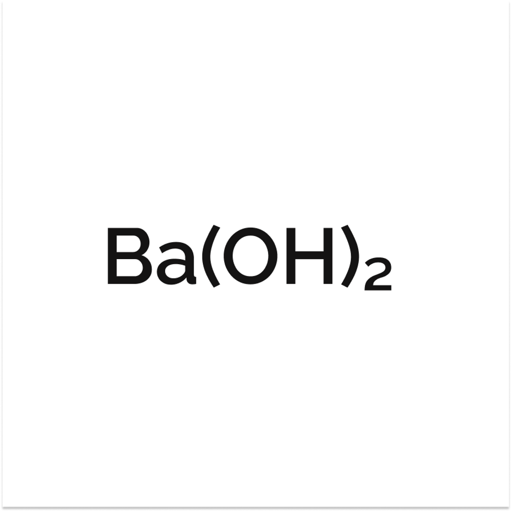 барий гидроокись формула