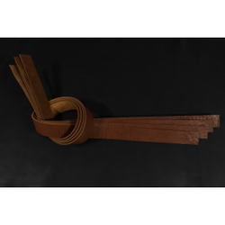 Ременная заготовка Коньяк гладкая