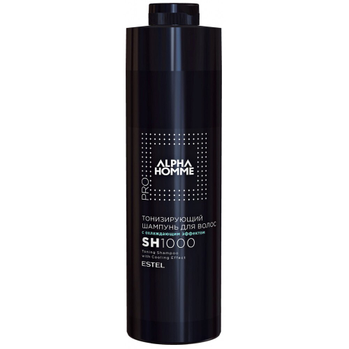 ESTEL Шампунь мужской Alpha Homme тонизирующий с охлаждающим эффектом, 1000 мл (А/TS1000) (52236,85081)