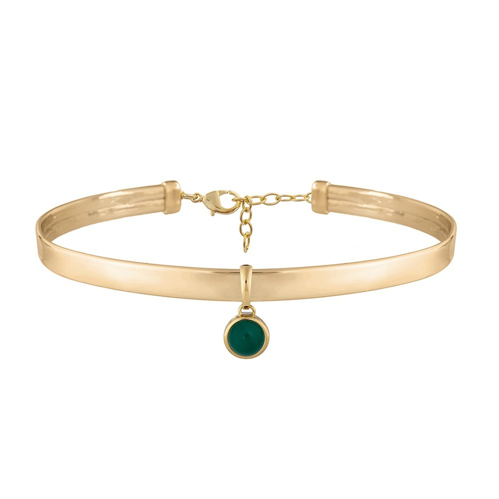 Чокер Possebon Green Agate B0112.17 G/G