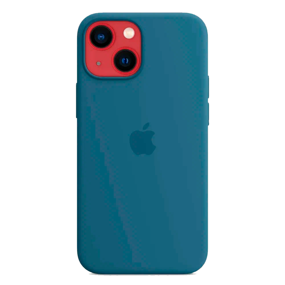Силиконовый чехол с поддержкой MagSafe Apple Silicone Case для iPhone 13 mini, Blue Jay (Полярная лазурь)