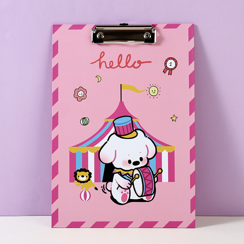 Планшет с зажимом "Circus Puppy Pink"