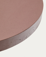 Aiguablava Круглый стол из терракотового цемента Ø90 см
