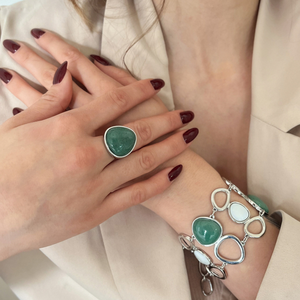 Кольцо Possebon Q.Verde K0916.17 16 S