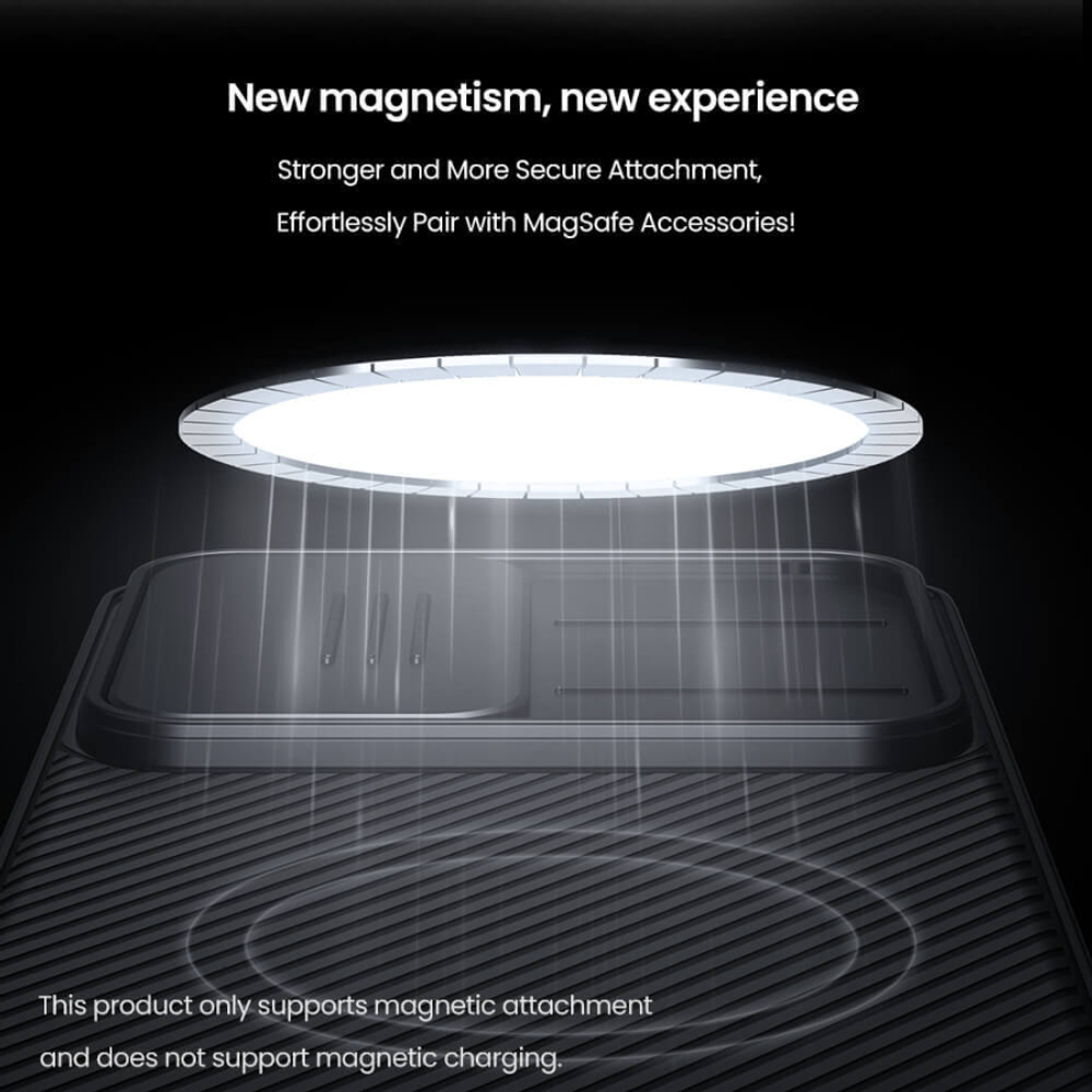 Чехол Magnetic Case Nillkin CamShield Pro с защитой камеры для Samsung Galaxy S25 Ultra