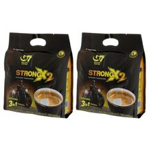 Растворимый кофе Trung Nguyen G7 3 в 1 Strong X2 24 пак x 2 уп