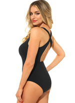 Совместный купальник с застежкой-молнией на лифе Sorrento (Размер: D/M) (Цвет: зеленый)