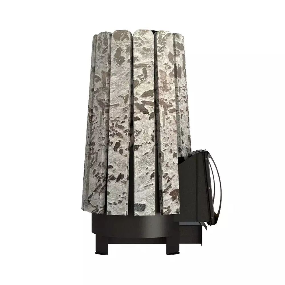 Дровяная банная печь Grill'D Cometa Vega 180 Short Window Max Stone (Серпентинит)