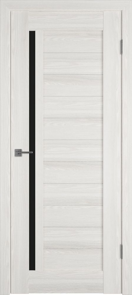 Дверь Line 9 / Bianco P / Black Gloss / Владимирские двери