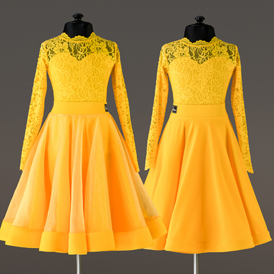 Silvia 2-01-02-C | Платье c двусторонней юбкой для спортивных бальных танцев | Vasileva Dance