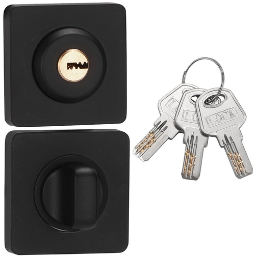 Накладки санузловые с кючом BK02BL-K (черный)