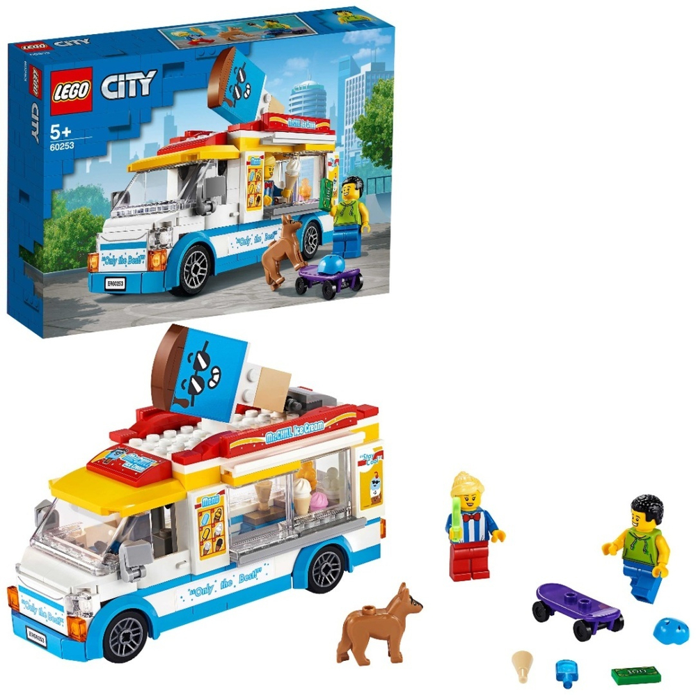 LEGO Грузовик мороженщика 60253, деталей 200 шт