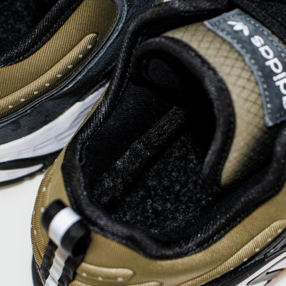 Кроссовки Adidas Niteball Olive / Black with Fur