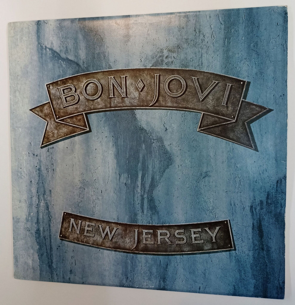 Винтажная виниловая пластинка LP Bon Jovi New Jersey (Югославия 1988)