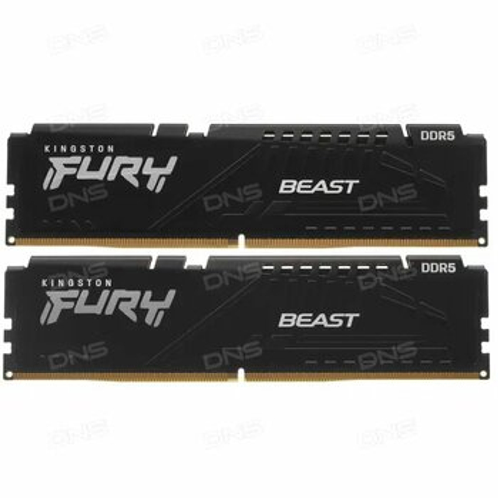 Оперативная память KINGSTON FURY Beast DDR5 32GB 6000MHz CL40 KF560C40BBK2-32