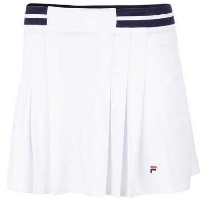 Теннисная юбка Fila Skort Alica - white/fila navy