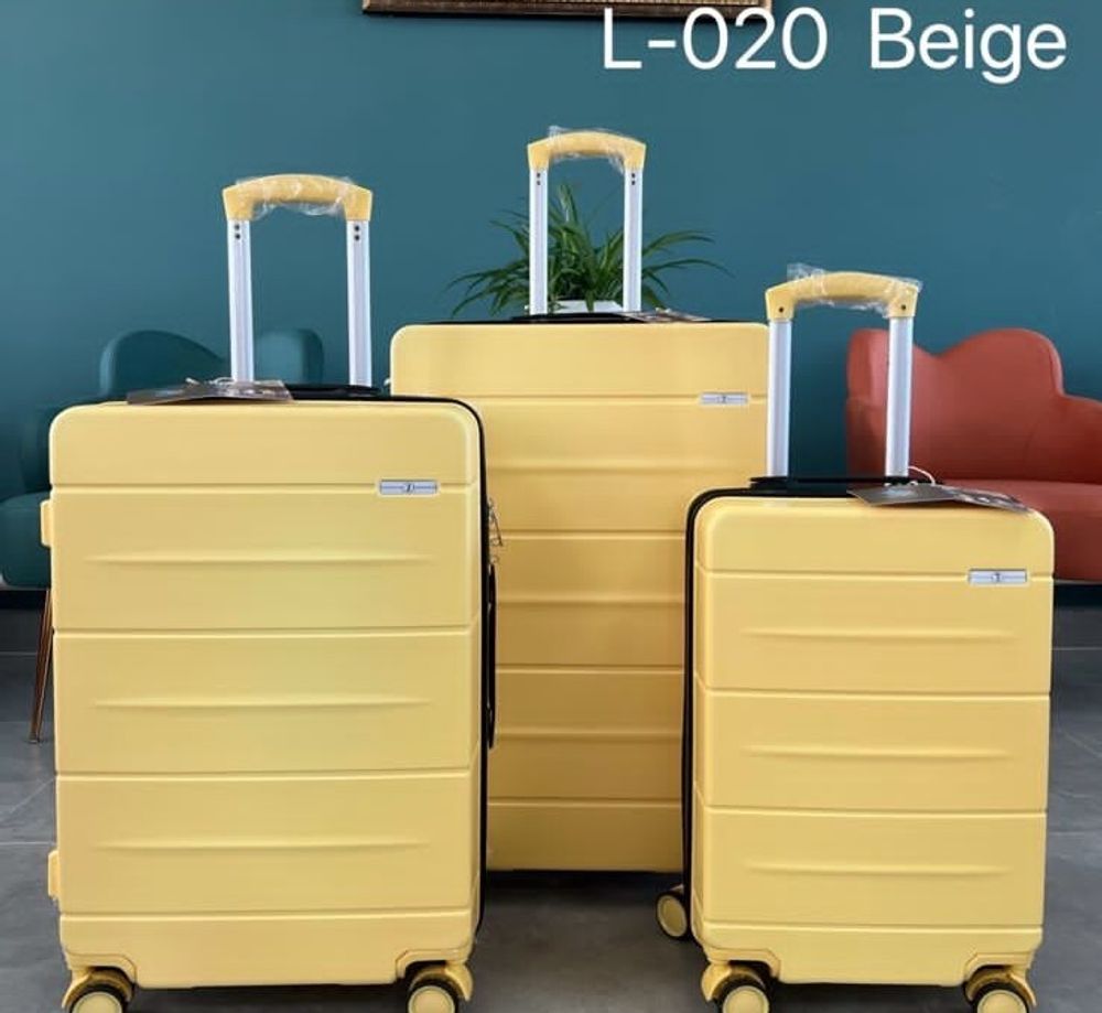 Средний чемодан Bon-Voyage Model Seven, Желтый, M+