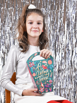 Сладкий новогодний подарок "Изумрудные сладости" 550гр