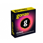 Презервативы GANZO Extase №3 (точечные, ребристые)