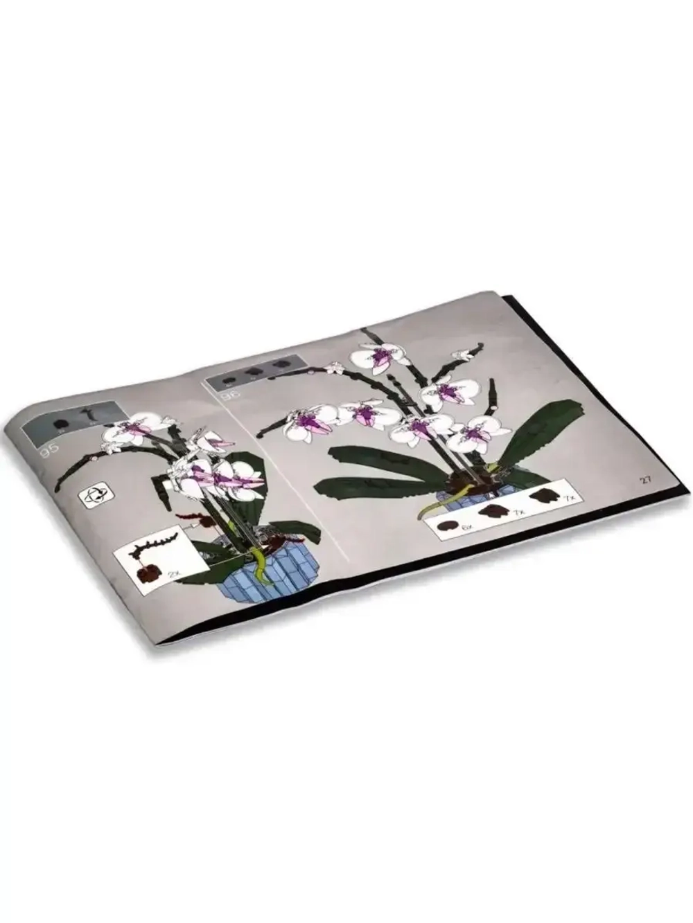 Конструктор Цветы Орхидея 608 деталей 6208