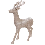 Фигурка новогодняя MAGIC «Блестящий олень» 35*46*10 см, Шампань