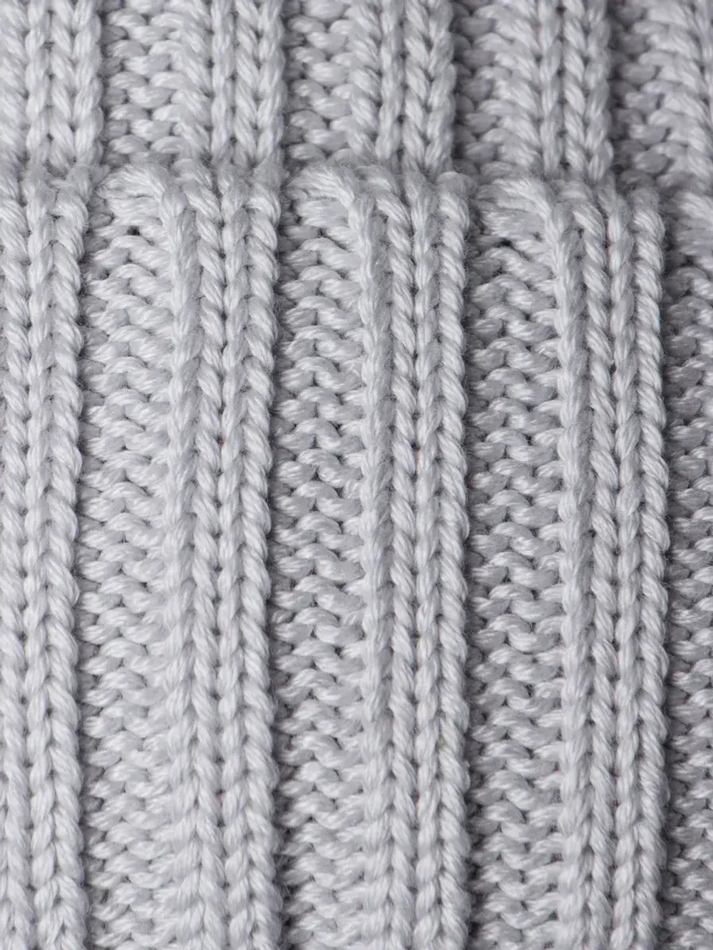 Шапка вязаная с ушками женская на осень