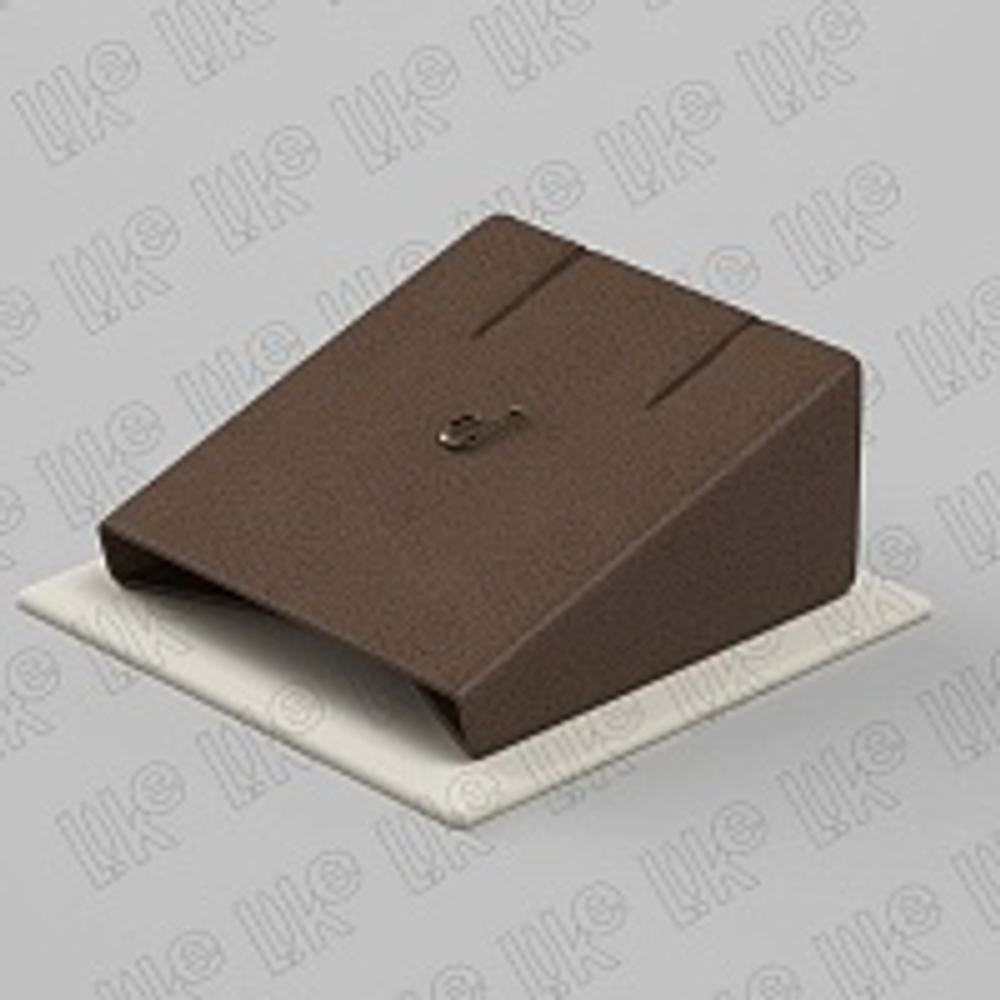 Подставка для серег/подвески/наклонная/2 прорези/крючок/основание