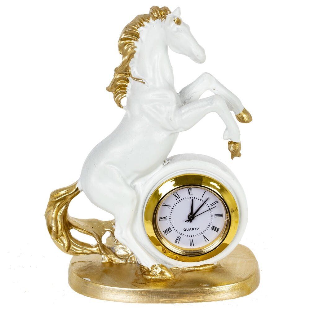 GAEM Фигурка декоративная "Лошадь" с часами (LR41x1), L8,5 W5 H12 см