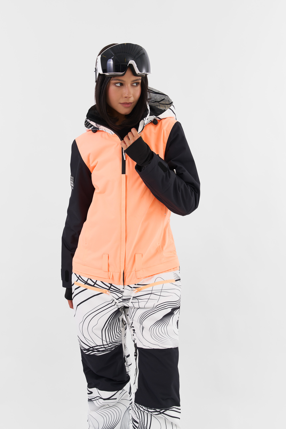 Комбинезон COOLZONE LIMAN линии/неоперсиковый/черный