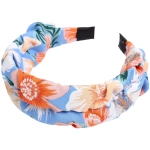 Ободок для волос «ЛАФАНТАЛЬ», принт нежные цветы, ширина 4см, микс 6 цветов (стикер на внутр. часть)