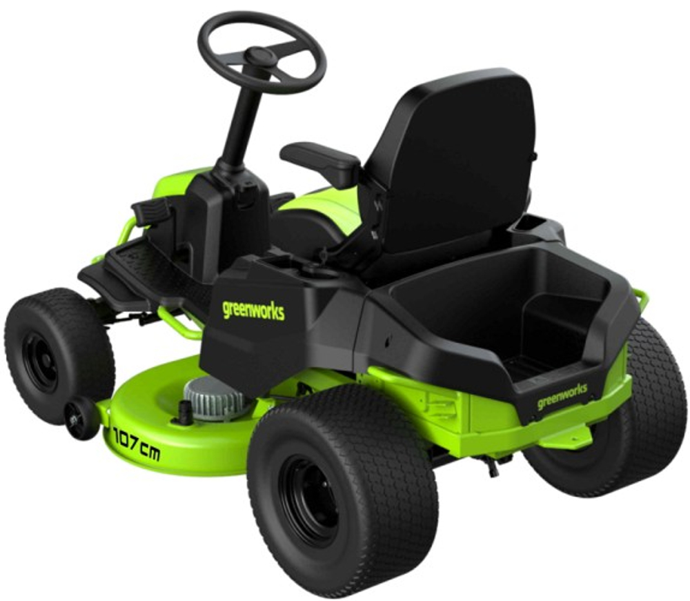 Трактор садовый GREENWORKS GC82LT107 82V, аккумуляторный без АКБ и ЗУ 7404507