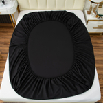 Комплект постельного белья Однотонный Сатин на резинке CSR020