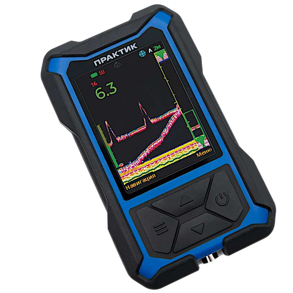 Эхолот Практик 8 Макс 320х240p 3.5" 2луча 12° и 30° (от 0.5м до 70м) 143х86х27мм кабель 2м ( ГП124 )