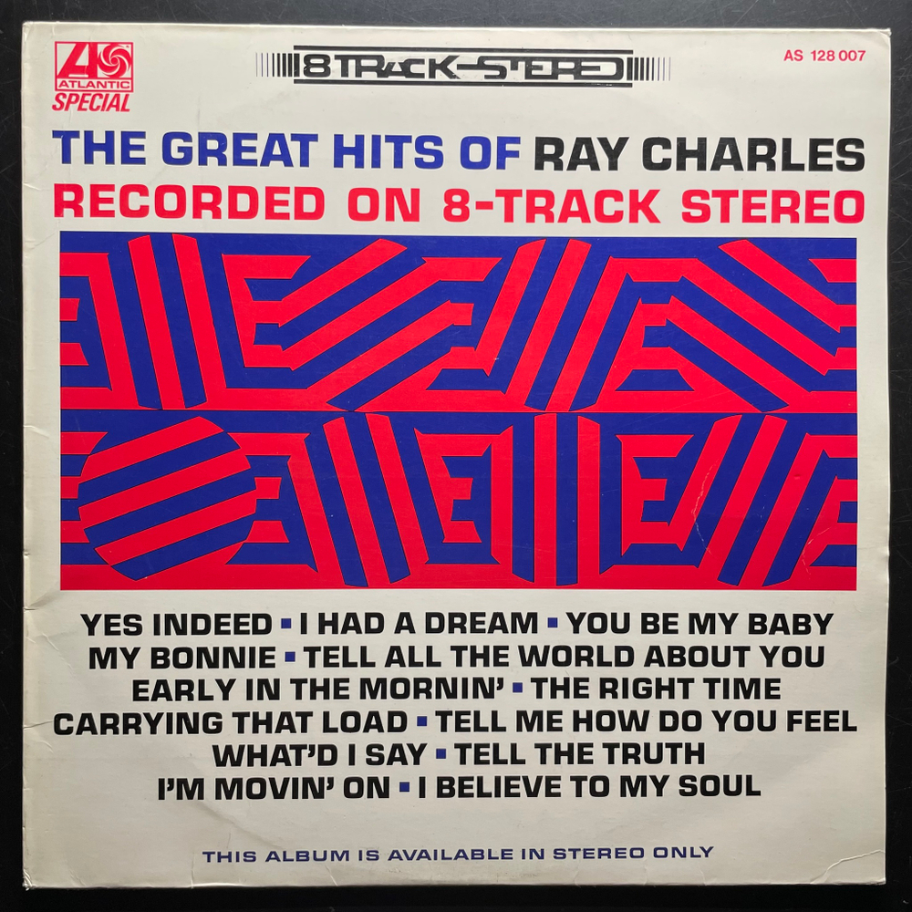 Ray Charles ‎– The Great Hits Of Ray Charles (Германия 1969г.)