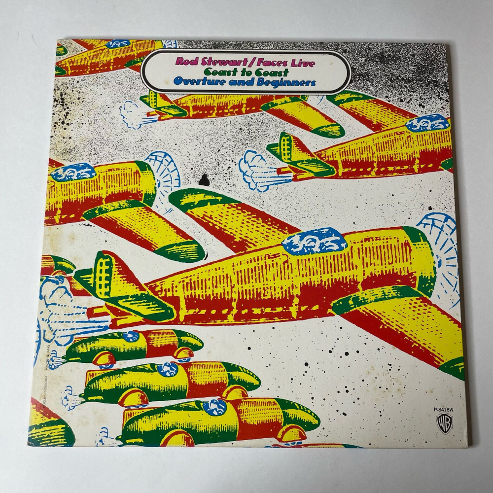 Винтажная виниловая пластинка LP Rod Stewart, Faces Live Coast To Coast Overture And Beginners (Japan 1974) (No Obi)