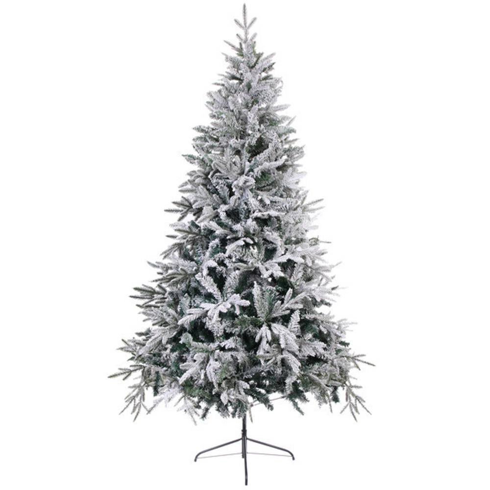 Ёлка «Сибирская вьюга» 210 см, ПВХ, резина (900 веток)