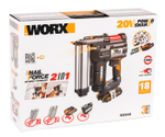 Аккумуляторный Гвозде-скобозабиватель WORX WX840 20В