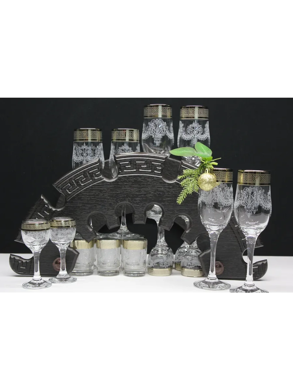 Барный набор 18 предметный с Бокалом