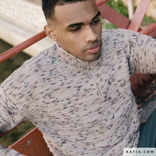 Basic Merino Tweed (401/бежево-коричневый-жемчужно-ежевичный-желто-зеленый)