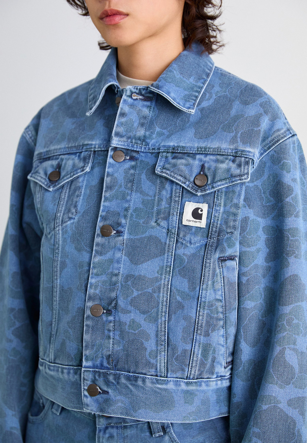 Carhartt WIP ORELL  - Джинсовая куртка - Белый