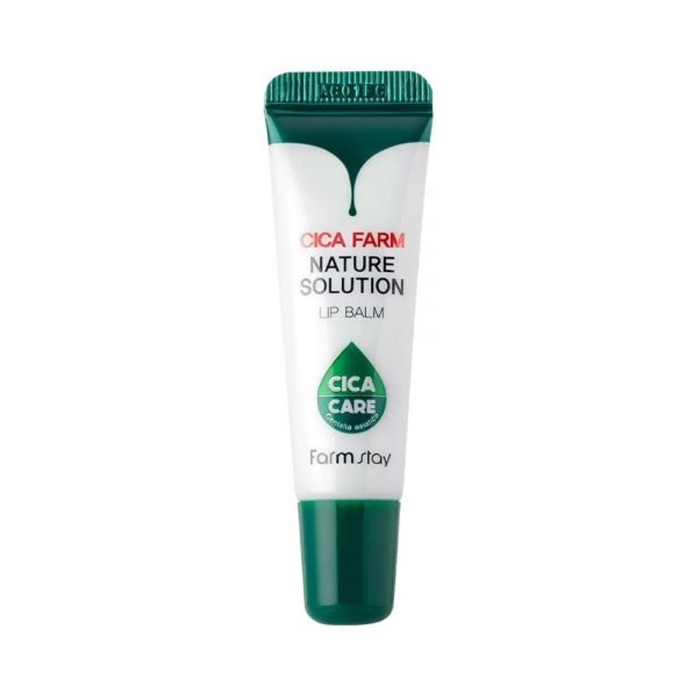 Бальзам для губ восстанавливающий с центеллой азиатской FarmStay Cica Farm Nature Solution Lip Balm 10мл