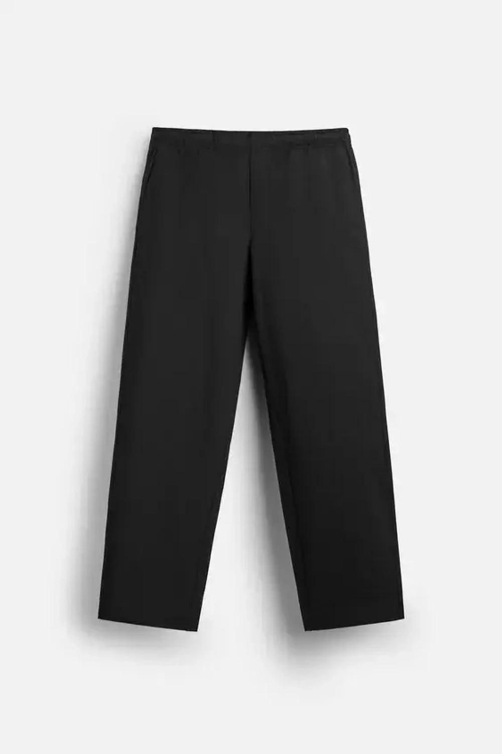 ZARA БРЮКИ-ДЖОГГЕРЫ STRAIGHT FIT, АНТРАЦИТОВО-СЕРЫЙ