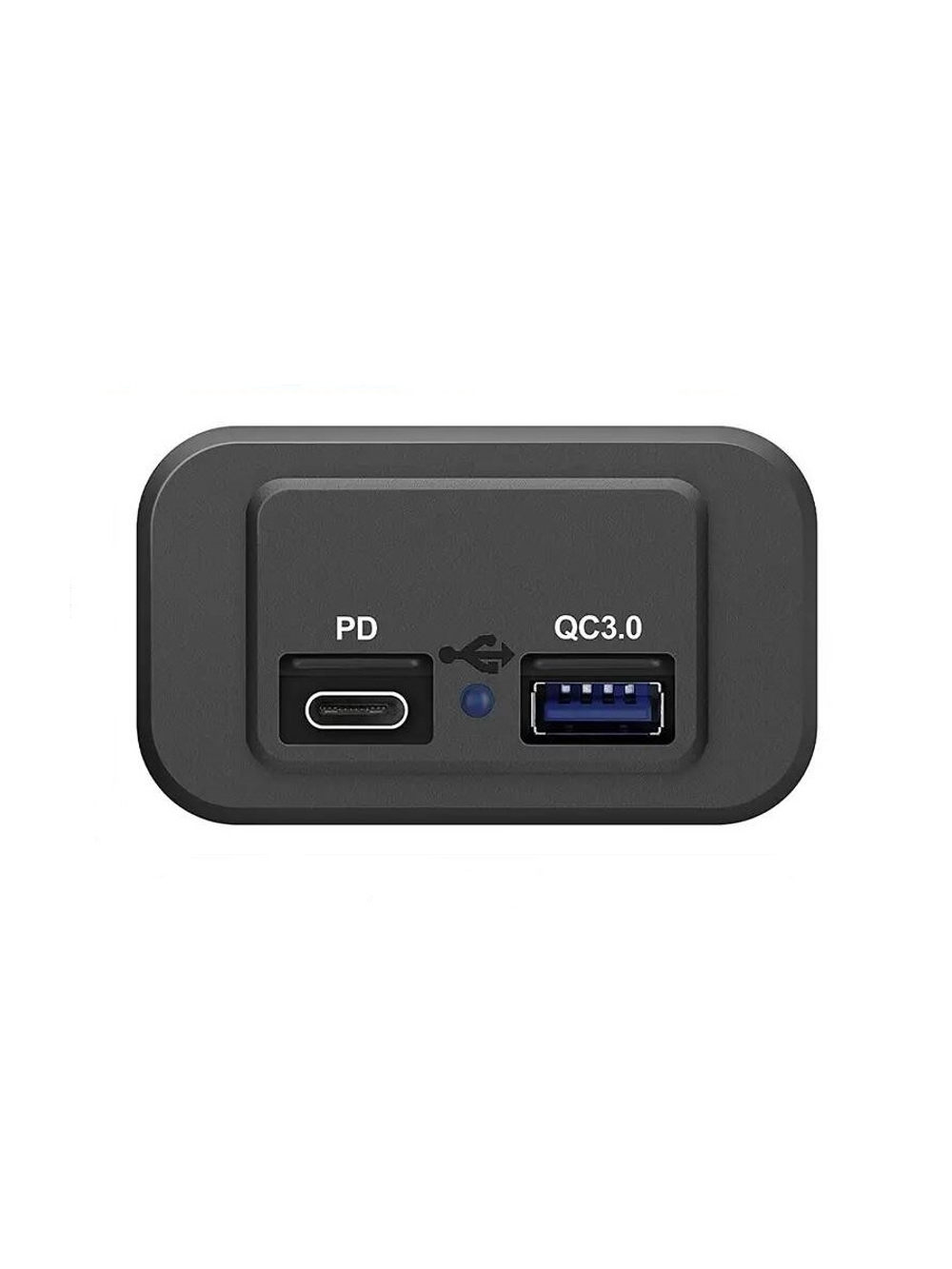Розетка USB QC 3.0, PD накладная