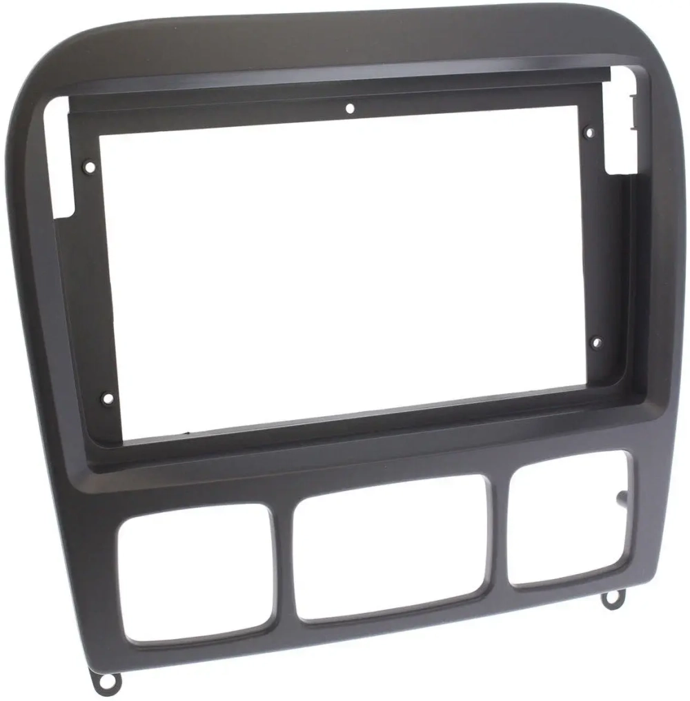 Магнитола для Mercedes-Benz S (W220) 1998-2005 (рамка черная) - Parafar PF211T1 на Android 13, QLED 2K монитор 11" или 13", 8Гб+128Гб, CarPlay, 4G SIM-слот