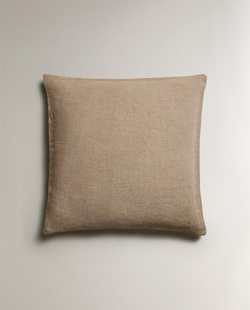 Zara Home наволочка декоративная из льна, светло-бежевый · 1170/007