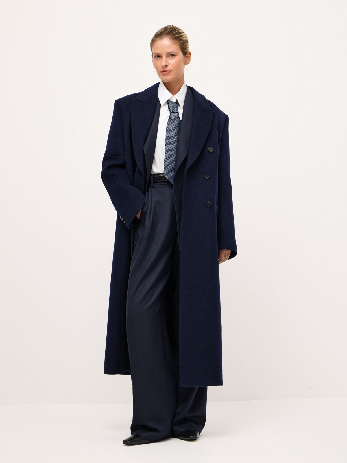 Statement-пальто midnight blue